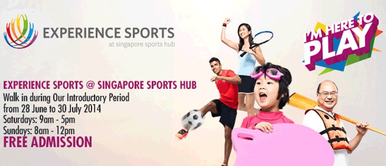 Experience Sports at Singapore Sports Hub