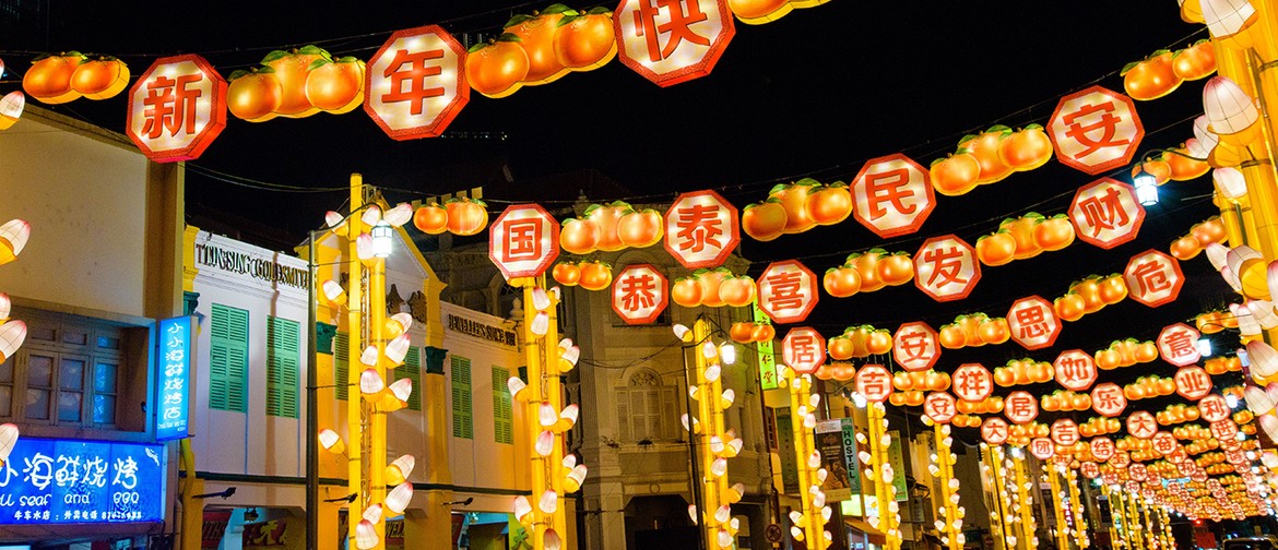 Chinese New Year Celebration 2019: Street Light Up