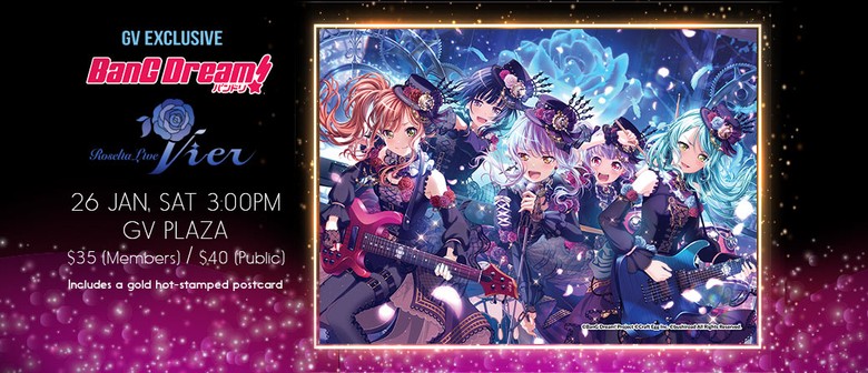 Roselia Live Vier