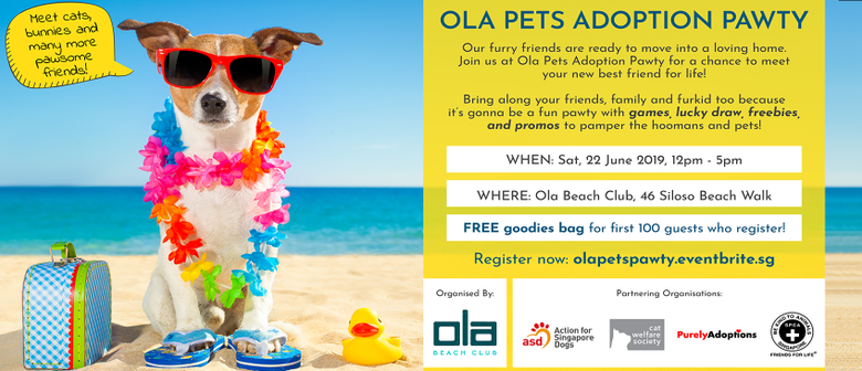 Ola Pets Adoption Pawty