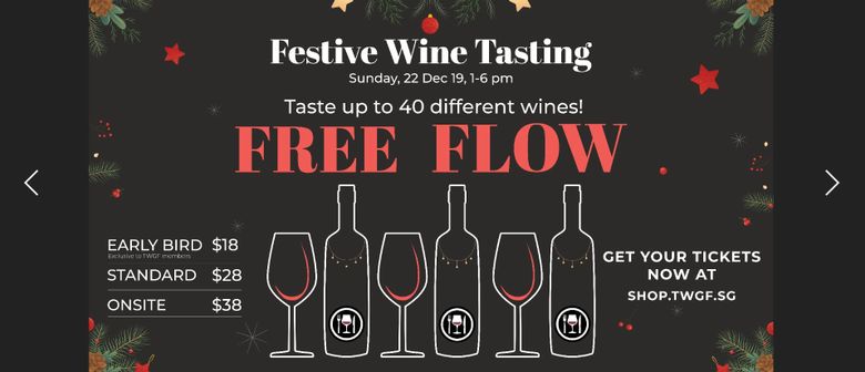 All You Can Drink Festive Wine Tasting Event