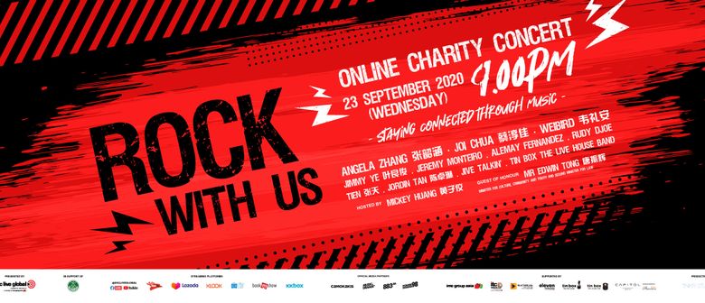 Rock With Us: Online Charity Concert
