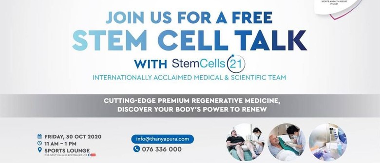 Thanyapura x StemCell21 Interactive Seminar (FB Live Stream)