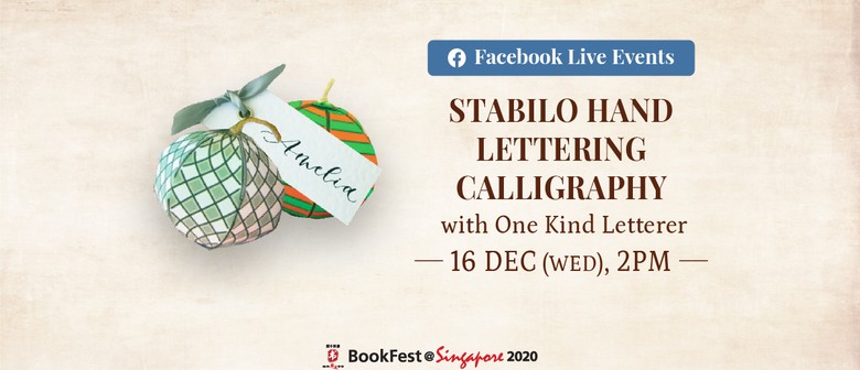 BookFest Singapore 2020 – Stabilo Hand Lettering Calligraphy