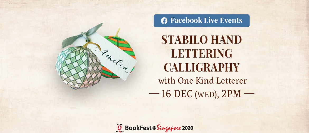 BookFest Singapore 2020 – Stabilo Hand Lettering Calligraphy