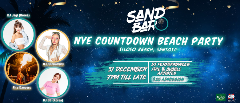 New Year's Eve Countdown Beach Party