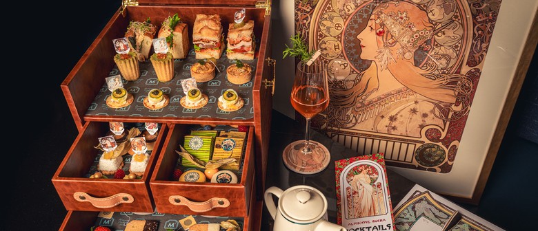 Alphonse Mucha Art Nouveau Afternoon Tea at Madison’s, 