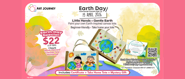 Earth Day Kids Workshop: Tote Painting Activity (Ages 4–12)